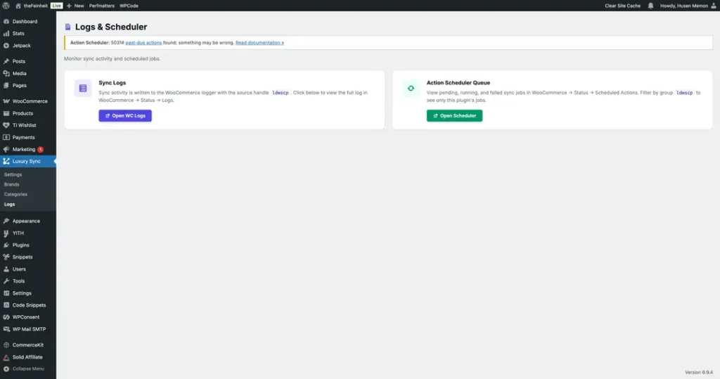 WooCommerce luxury brand mapping popup for linking supplier brands with WooCommerce brand taxonomy.